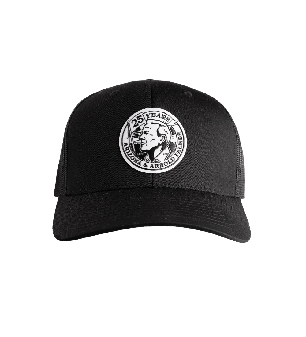 Black AP 25 Snapback Trucker Hat